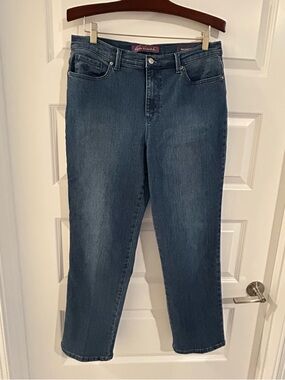 Gloria Vanderbilt Amanda Jeans Blue Size 12S Short